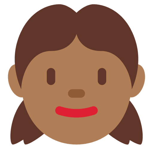 Girl Medium Dark Skin Tone