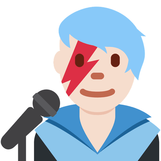 Man Singer Light Skin Tone