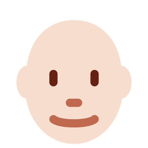 Man Light Skin Tone Bald