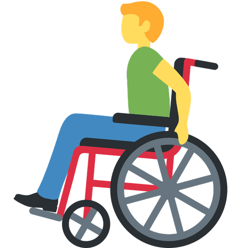 Man In Manual Wheelchair