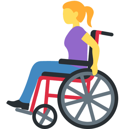 Woman In Manual Wheelchair
