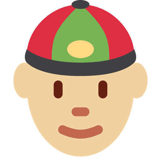 Person With Skullcap Medium Light Skin Tone