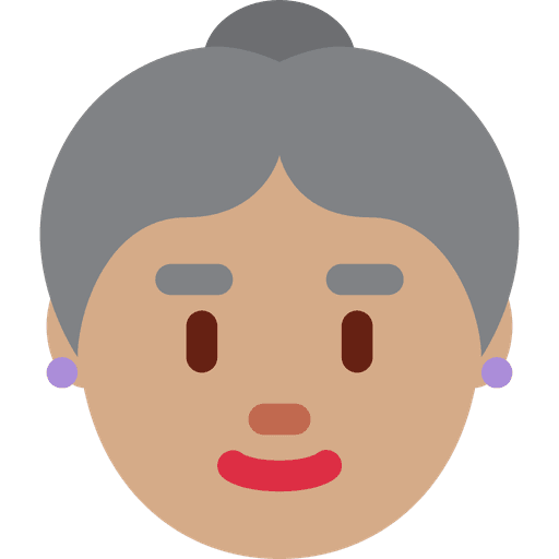 Old Woman Medium Skin Tone