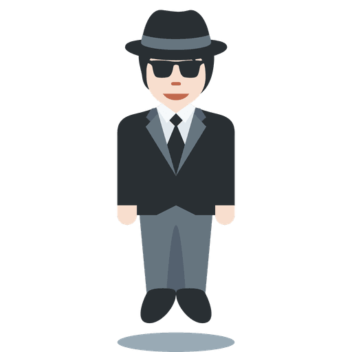 Person In Suit Levitating Light Skin Tone