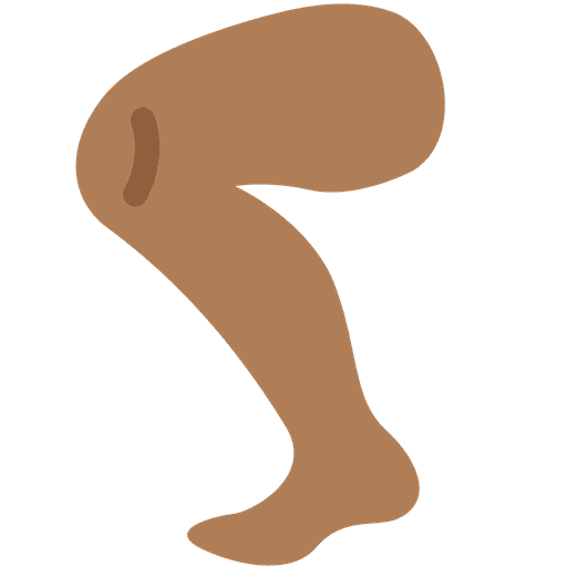 Leg Medium Dark Skin Tone