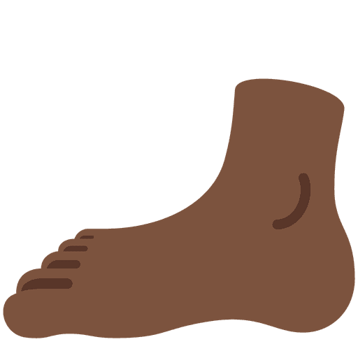 Foot Dark Skin Tone