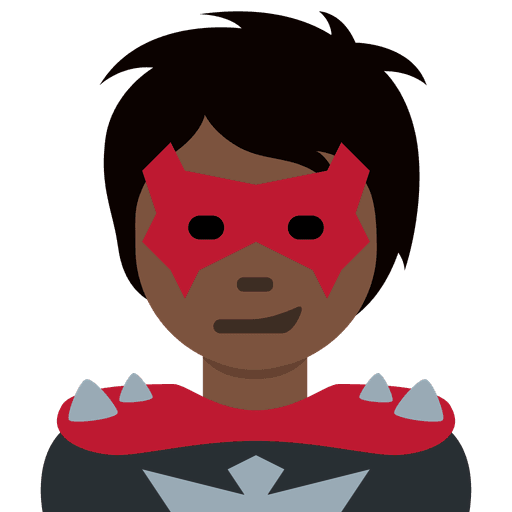 Supervillain Dark Skin Tone