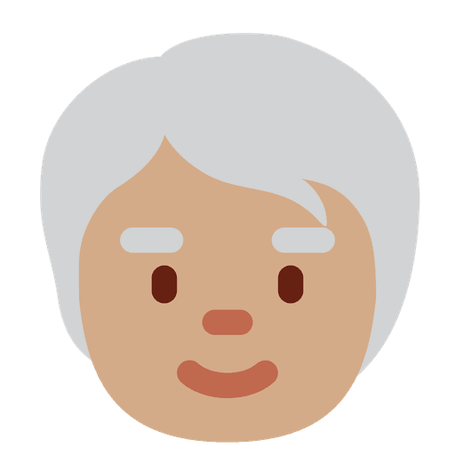 Older Person Medium Skin Tone
