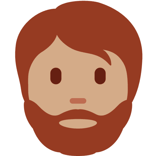 Person Medium Skin Tone Beard