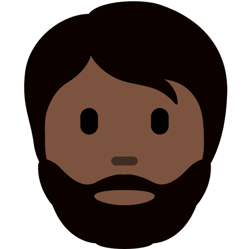 Person Dark Skin Tone Beard