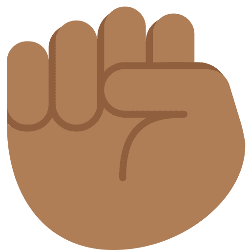 Raised Fist Medium Dark Skin Tone