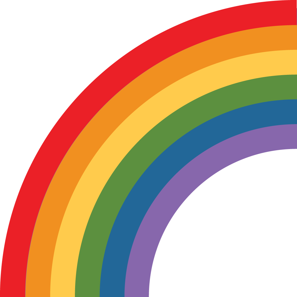 unicode u+1f308, Rainbow emoji png