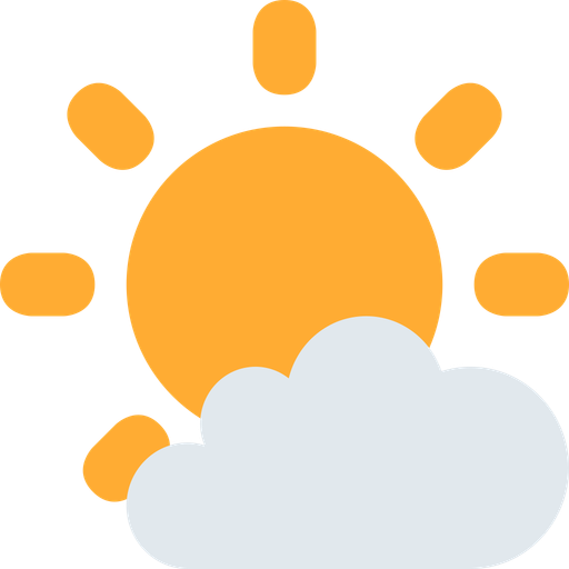 Sun Behind Small Cloud Emoji - Download PNG and Copy | Emojien