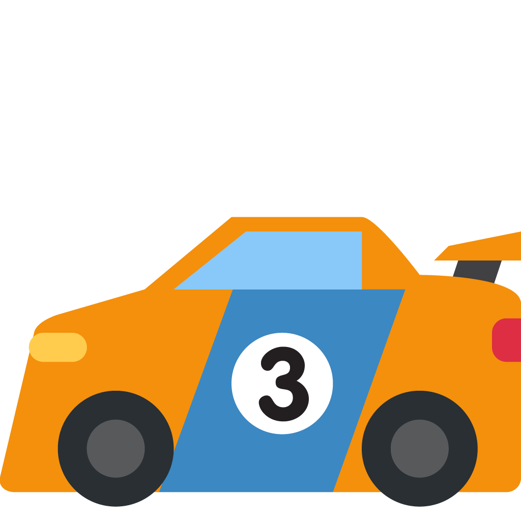 unicode u+1f3ce, Car Emojis png