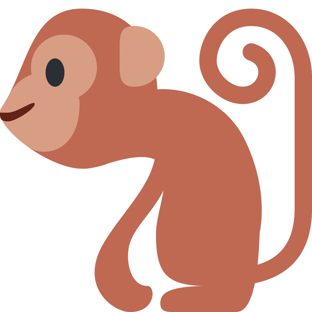 unicode u+1f412, Monkey Emoji png