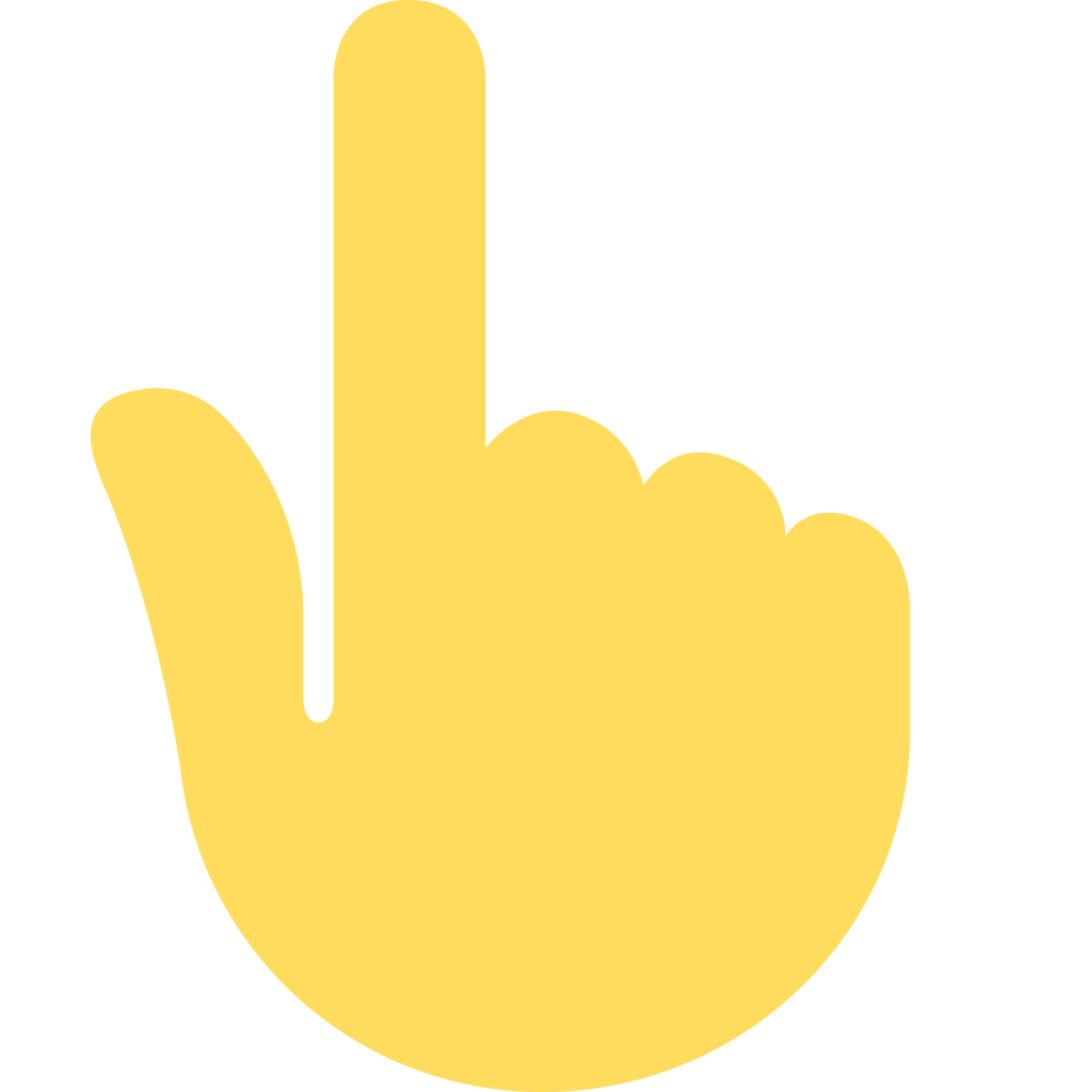 unicode u+1f446, Finger Emojis png
