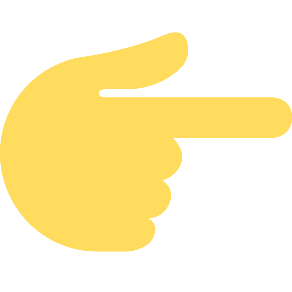 unicode u+1f449, Finger Emojis png