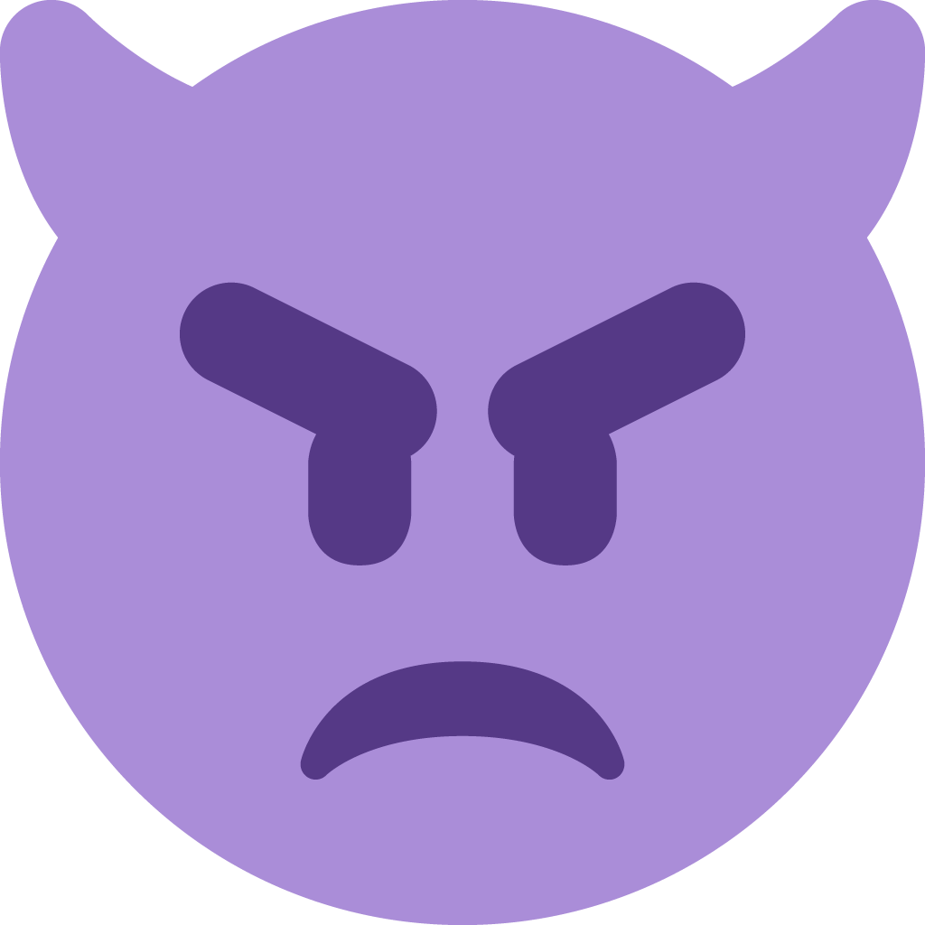 unicode u+1f47f, Demon emoji png