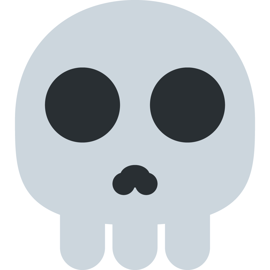unicode u+1f480, Skull emoji png