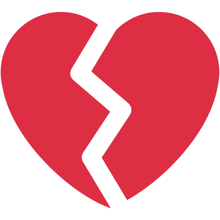 u+1f494 broken heart emoji png