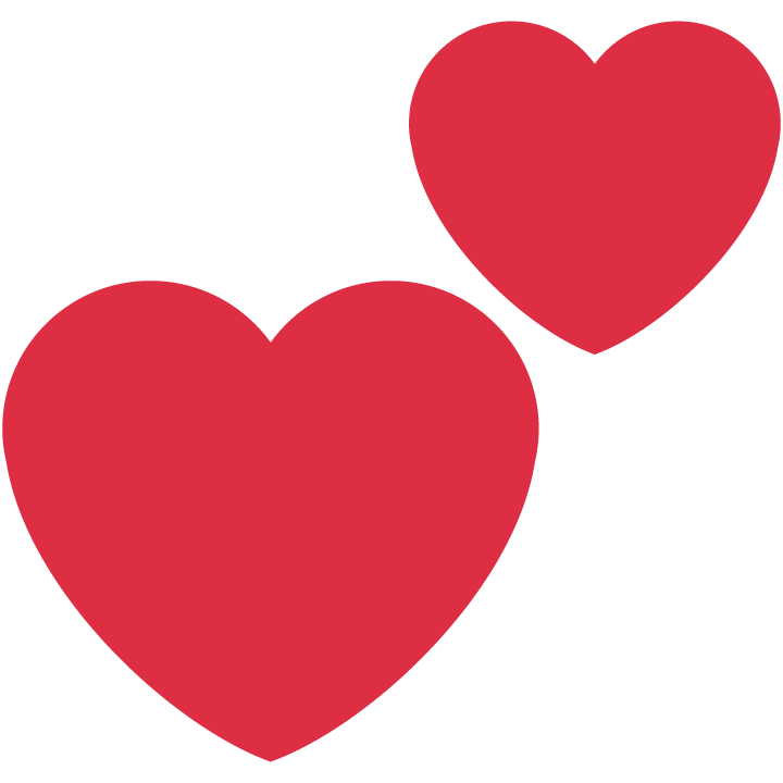 unicode u+1f495, double heart emoji png