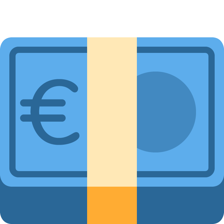 unicode u+1f4b6, Euro emoji png
