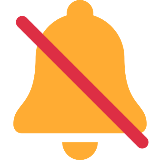 Free Bell With Slash Emoji PNG Download & Meaning | Emojien