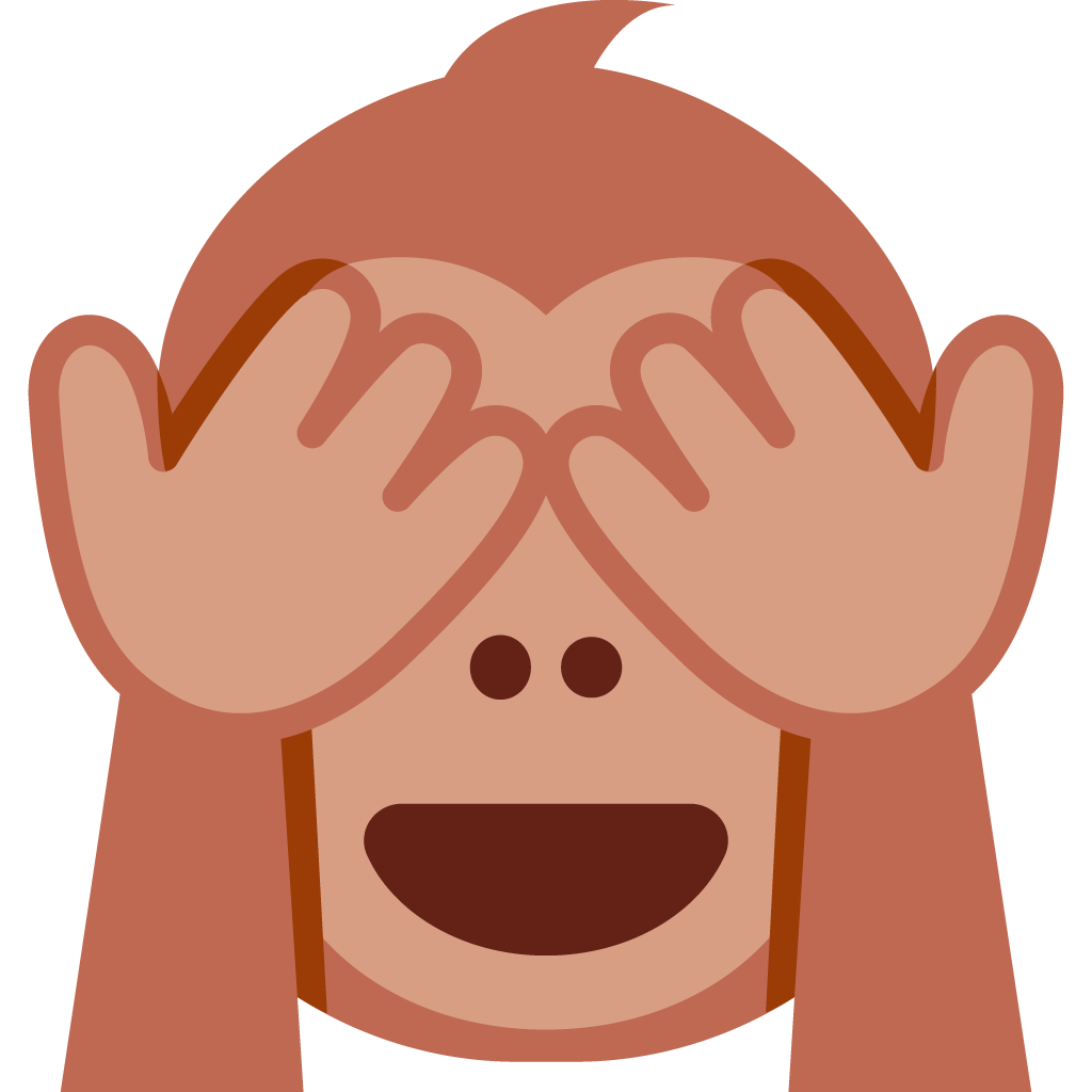 unicode u+1f648, Monkey Emoji png