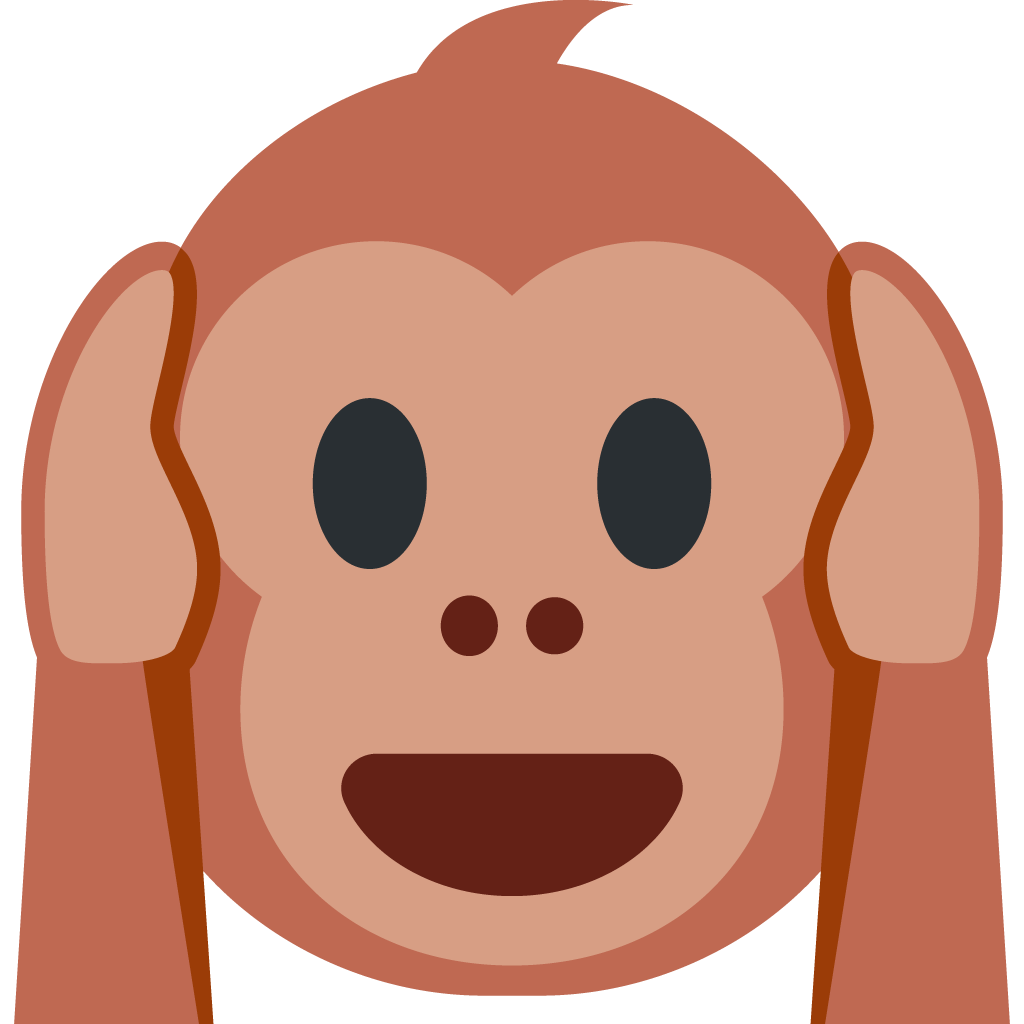 unicode u+1f649, Monkey Emoji png