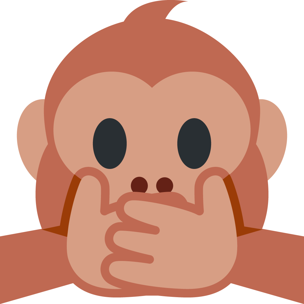 unicode u+1f64a, Monkey Emoji png