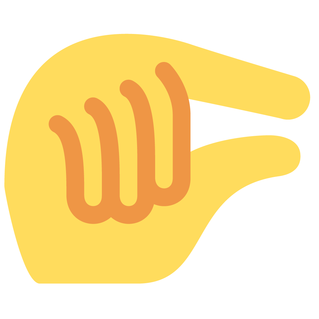 unicode u+1f90f, Finger Emojis png