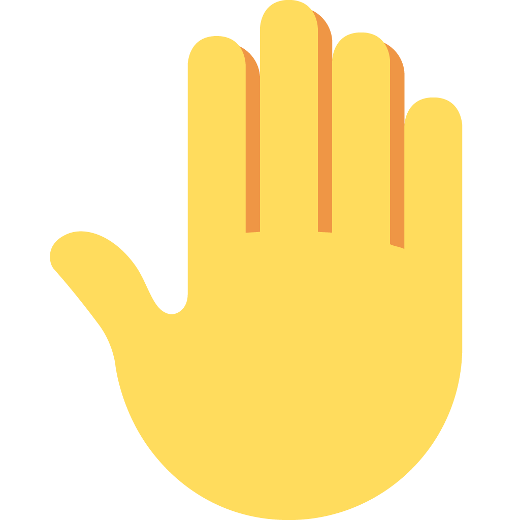 unicode u+1f91a, Finger Emojis png