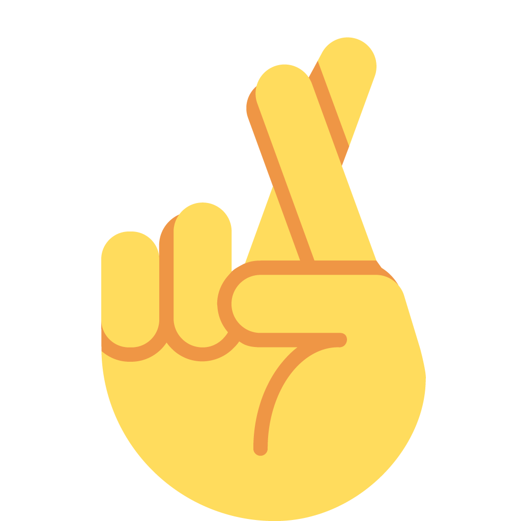 unicode u+1f91e, Finger Emojis png