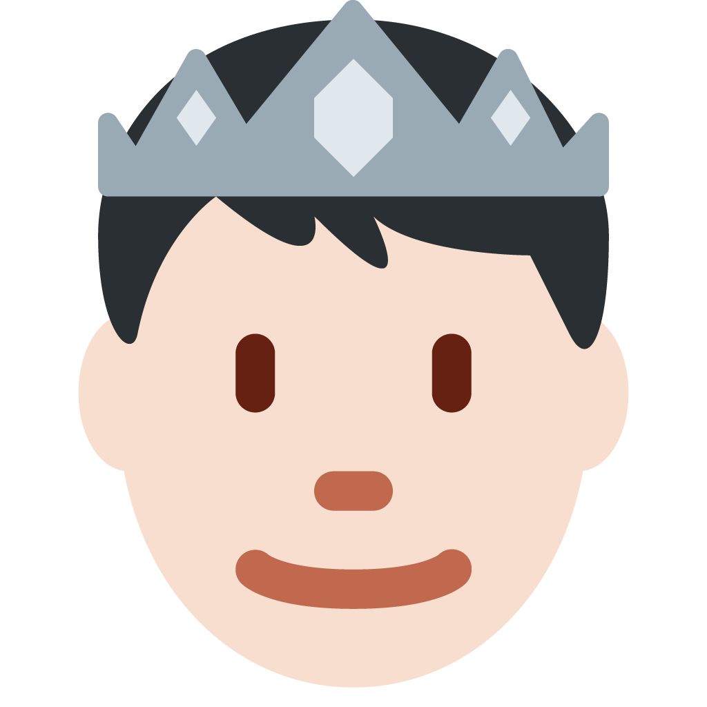 unicode u+1f934-1f3fb, King Emoji png