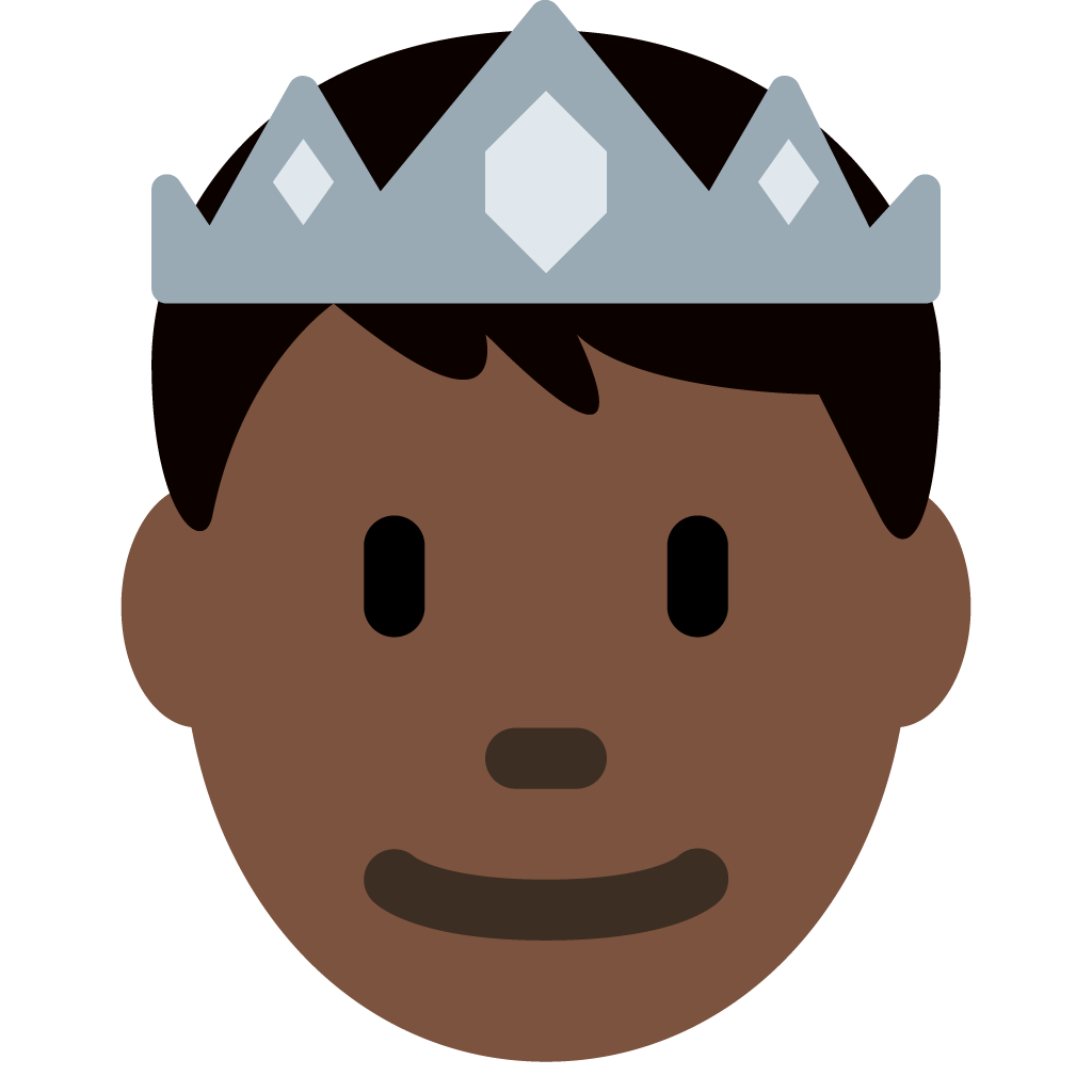 unicode u+1f934-1f3ff, King Emoji png