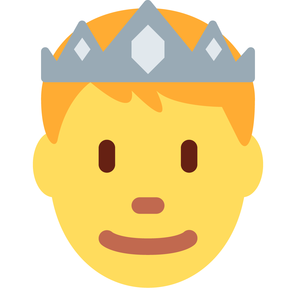 unicode u+1f934, King Emoji png