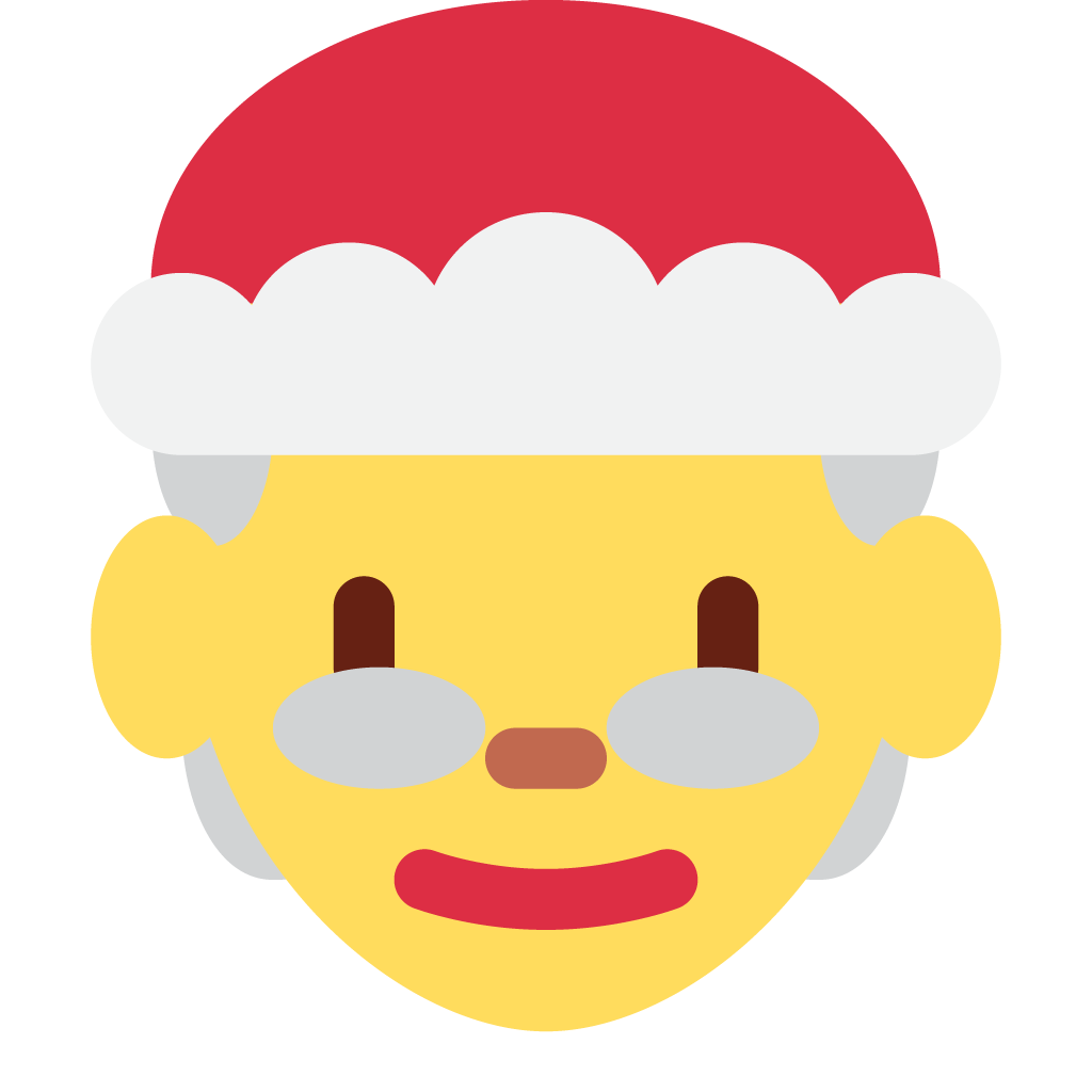 unicode u+1f936, Christmas Emojis png