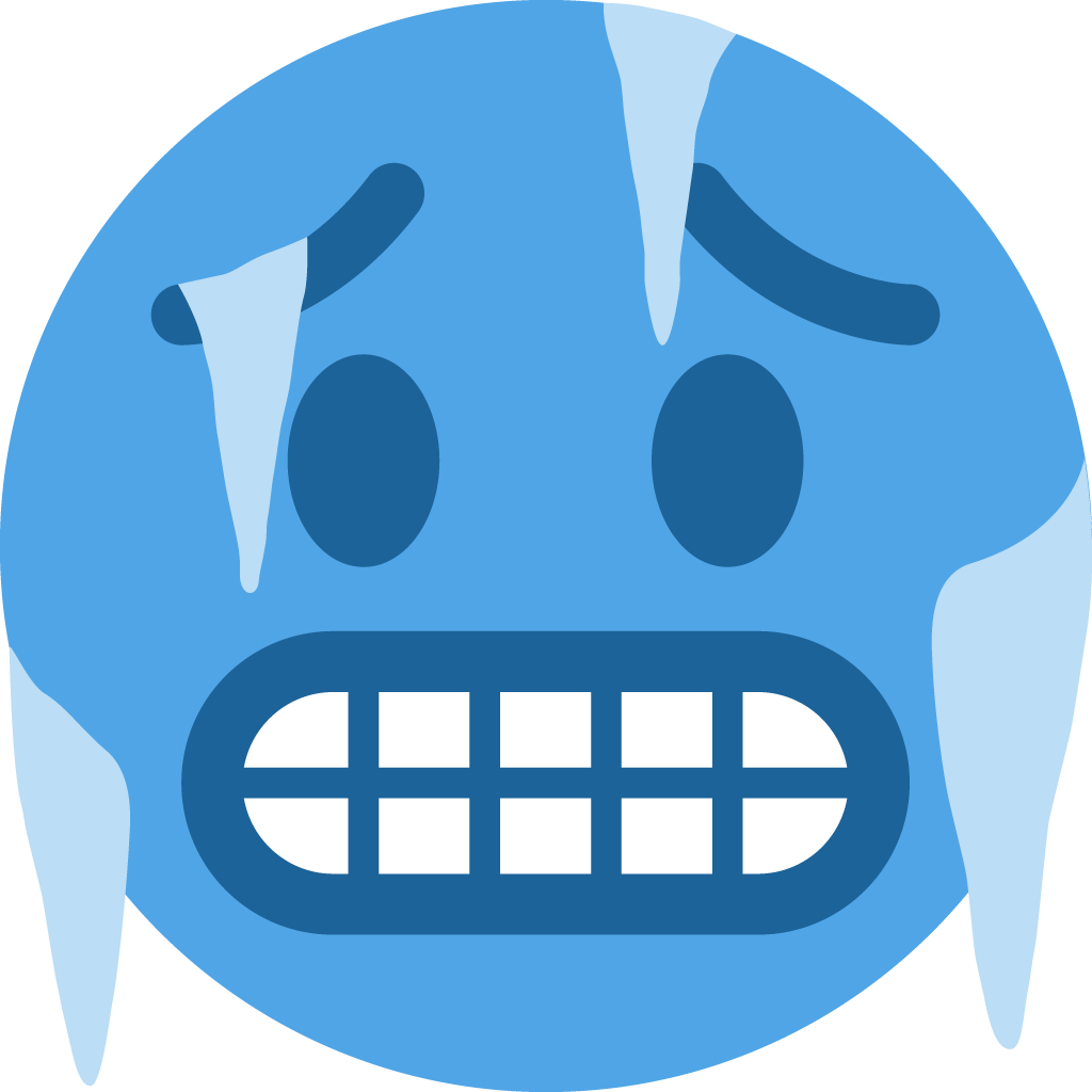 unicode u+1f976, Cold emoji png