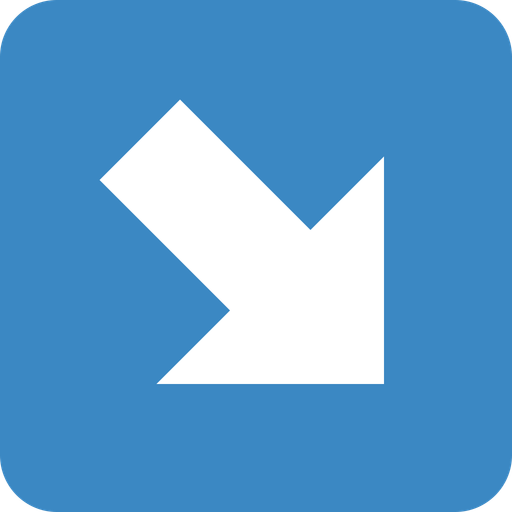 Free Down Right Arrow Emoji PNG Download & Meaning | Emojien