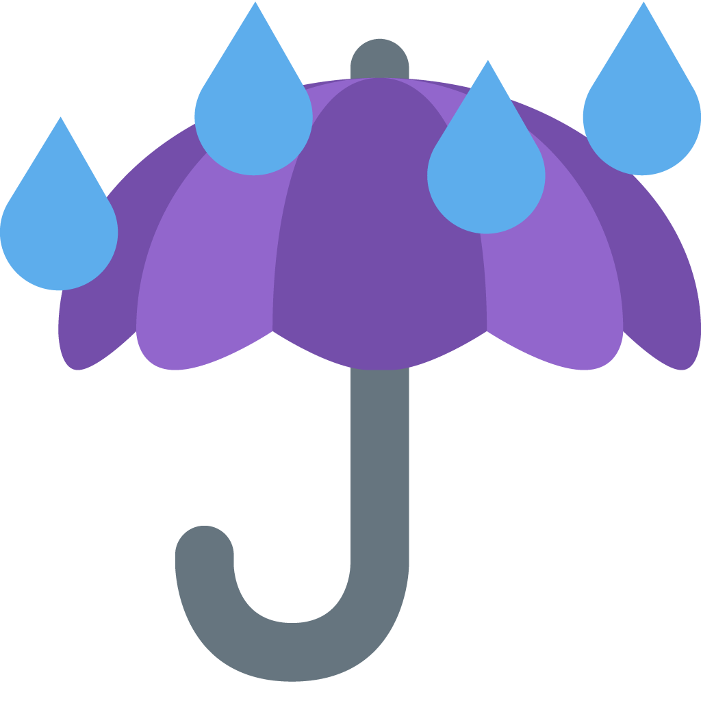 unicode u+2614, Water Emoji png